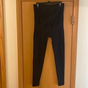 Blanqi Everyday Maternity Pregnancy Full Coverage Leggings Black Size XL